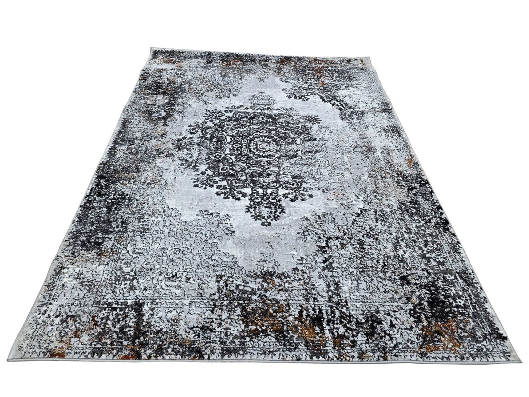 Grey Vintage Style Carpet