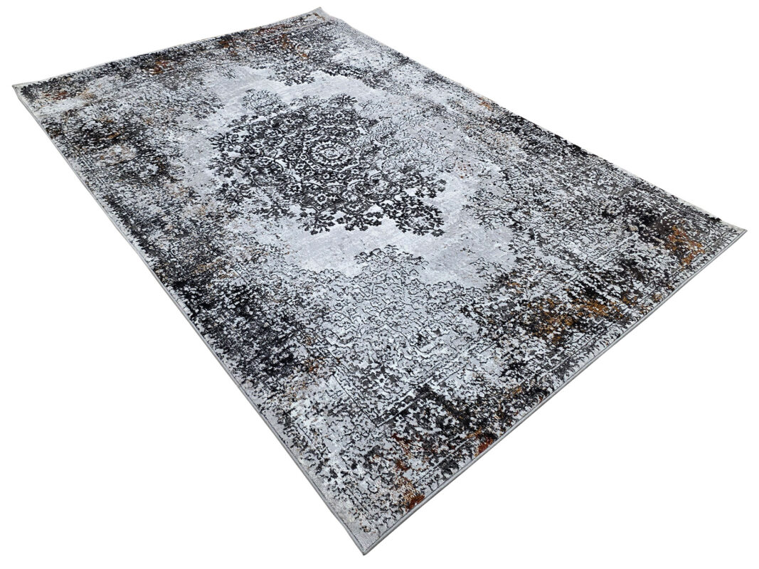 Grey Vintage Style Carpet