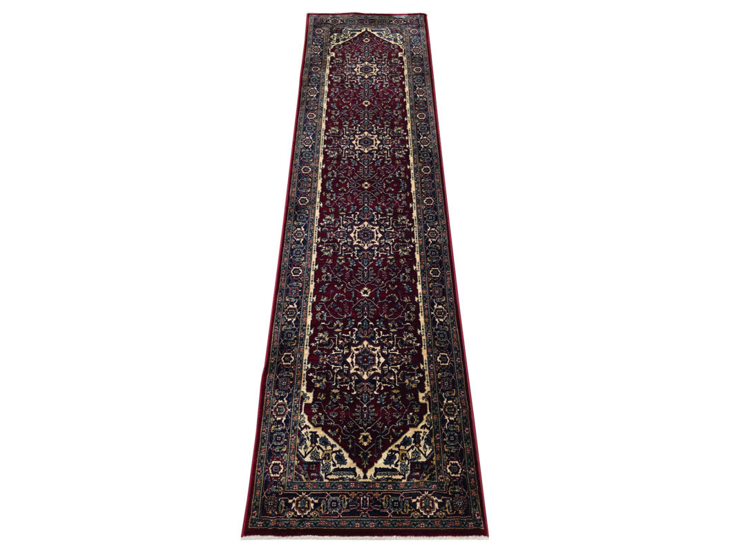 3 Meter Red and navy runner