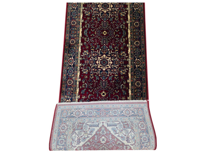 3 Meter Red and navy runner